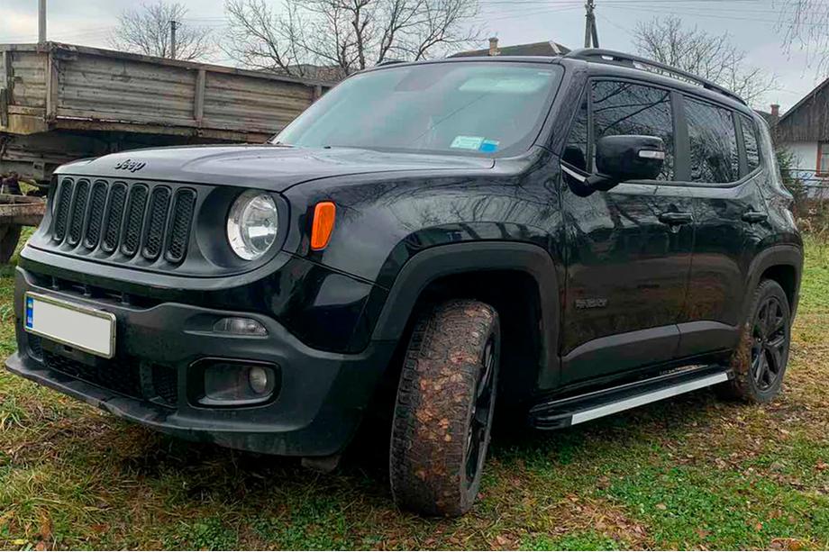 Jeep Renegade 2014– Bočné prahy Maya V1 (2 ks, hliník) Image