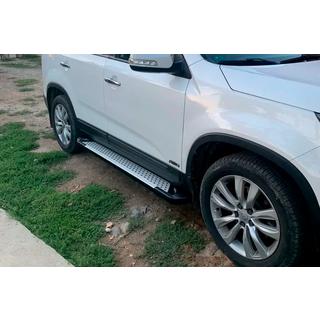 Bočné nášľapy Allmond Grey (2 ks, hliník) Kia Sorento II XM 2009–2014 fotografia 1