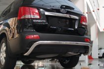 Kia Sorento II XM 2009–2014 Zadný ochranný rám AK007 (nerez) fotografia 2
