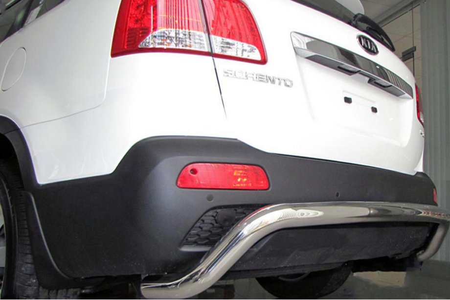 Kia Sorento II XM 2009–2014 Zadný ochranný rám AK007 (nerez) Image