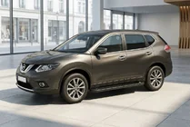 Nissan X-trail T32/Rogue 2014–2021 Bočné nášľapy Allmond Black (2 ks, hliník) fotografia 1