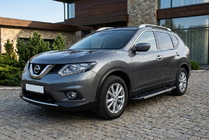 Nissan X-trail T32/Rogue 2014–2021 Bočné nášľapy RedLine V1 (2 ks, hliník) fotografia 1