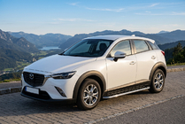 Mazda CX-3 2015– Bočné nášľapy Maydos V1 (2 ks, hliník / nerez) fotografia 1