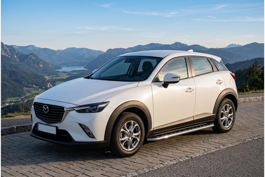 Mazda CX-3 2015– Bočné nášľapy Maydos V1 (2 ks, hliník / nerez) Image