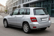 Mercedes GLK class X204 2008–2015 Bočné nášľapy Allmond Black (2 ks, hliník) fotografia 1