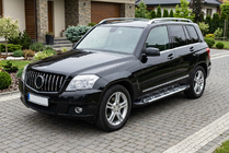 Mercedes GLK class X204 2008–2015 Bočné prahy Sunrise (2 ks, hliník) fotografia 1