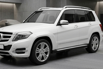 Mercedes GLK class X204 2008–2015 Bočné nášľapy Line (2 ks, hliník) fotografia 1