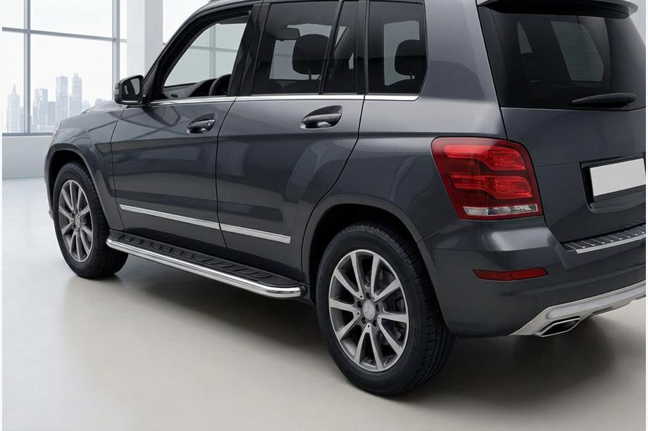 Mercedes GLK class X204 2008–2015 Bočné nášľapy Maydos V1 (2 ks, hliník / nerez) Image