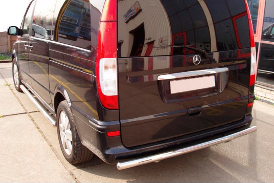 Mercedes Viano 2004–2014 Zadný ochranný oblúk AK002 (nerez) Fotografia 6