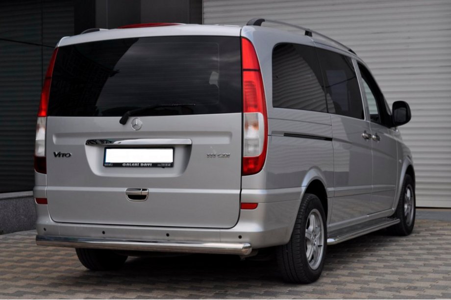 Mercedes Viano 2004–2014 Zadný ochranný oblúk AK002 (nerez) Fotografia 7
