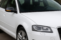 Audi A5 2007–2015 Kryty spätných zrkadiel (2 ks, karbón) fotografia 1