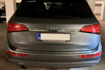Audi Q5 2008–2017 Chrómová lišta nad ŠPZ (nerez) fotografia 4