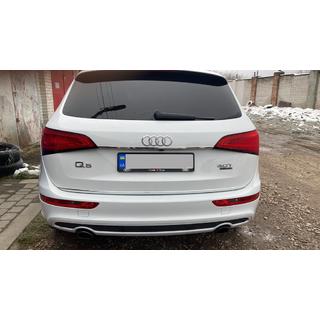 Chrómová lišta nad ŠPZ (nerez) Audi Q5 2008–2017 fotografia 2