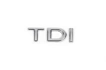 Volkswagen Jetta 2006–2011 Nápis TDI (ako originál) Celé chrómové fotografia 1