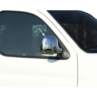 Chrómové kryty spätných zrkadiel (2 ks, plast) Peugeot Partner 1996–2008 fotografia 4