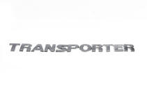 Volkswagen T5 2010–2015 Nápis Transporter 7E0 853 687 739 (kurzíva) fotografia 2