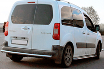 Citroen Berlingo 2008–2018 Zadný ochranný rám (nerez) 60 mm fotografia 4