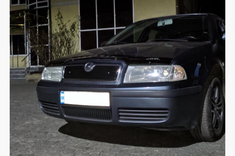 Skoda Octavia I Tour A4 1996–2010 Zimná clona chladiča (horná) lesklý Fotografia 4