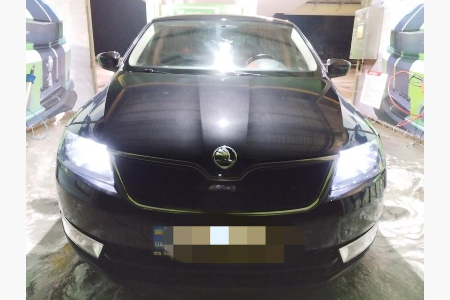 Skoda Rapid 2012–2019 Zimná clona chladiča (horná) Matná Image