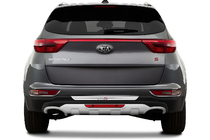 Kia Sportage 2015–2021 Zadný difúzorový nadstavec V1 2015-2019 (plast) fotografia 1