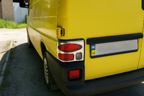 Volkswagen T4 Transporter 1990–2003 Nerezové kryty zadných svetiel (2 ks) Carmos - turecká oceľ fotografia 5