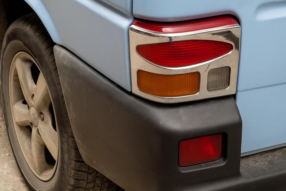 Volkswagen T4 Transporter 1990–2003 Nerezové kryty zadných svetiel (2 ks) Carmos - turecká oceľ Image