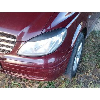 Rovné mračidlá na svetlá (2004-2010, 2 ks, plast) Mercedes Vito W639 2004–2014 fotografia 2