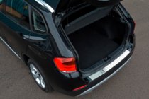 BMW X1 E84 2009–2015 OmsaLine lišta zadného nárazníka (nerez) fotografia 1