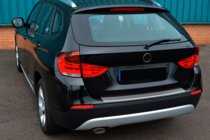 BMW X1 E84 2009–2015 OmsaLine lišta zadného nárazníka (nerez) fotografia 2