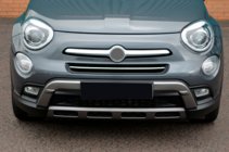 Fiat 500X 2014–2024 Nerezová lišta na predný nárazník fotografia 5