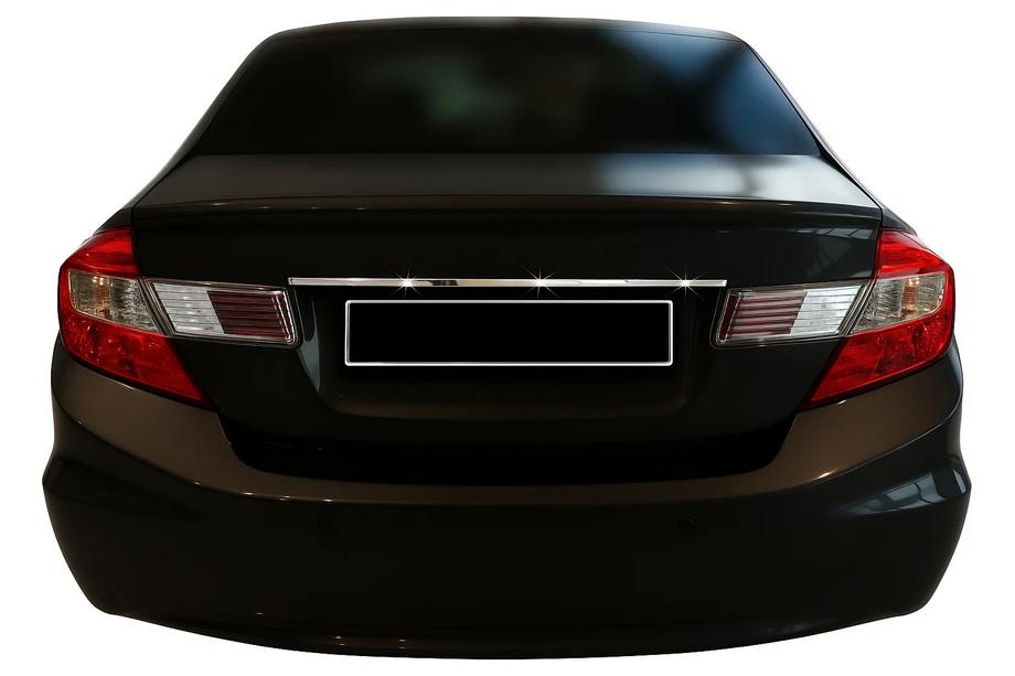 Honda Civic Sedan IX 2011–2016 Nerezová lišta nad ŠPZ Image