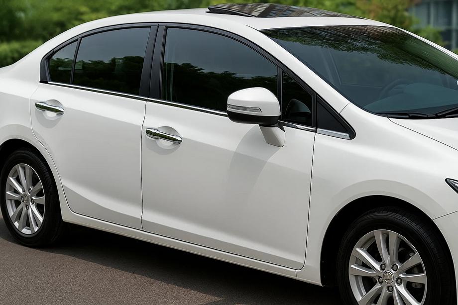 Honda Civic Sedan IX 2011–2016 Vonkajšie okenné lišty OmsaLine (6 ks, nerez) Image