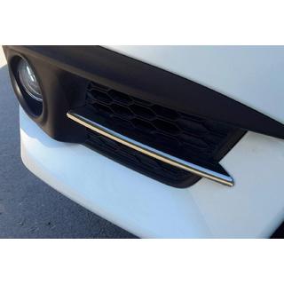 Nerezové kryty hmloviek OmsaLine (2 ks) Honda Civic Sedan X 2016–2021 fotografia 1