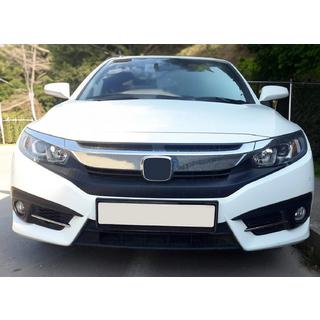 Nerezové kryty hmloviek OmsaLine (2 ks) Honda Civic Sedan X 2016–2021 fotografia 3