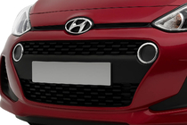 Hyundai I-10 2017–2020 Rámiky na obrysové svetlá (2 ks, nerez) fotografia 4