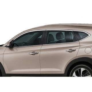 Horné okenné lišty (10 ks, nerez) Hyundai Tucson TL 2016–2021 fotografia 1