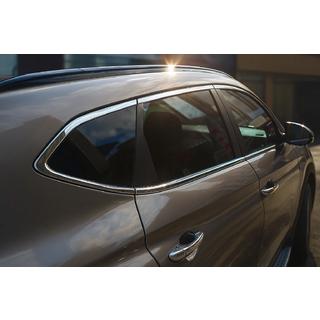 Kompletné okenné lišty – sada (14 ks, nerez) Hyundai Tucson TL 2016–2021 fotografia 1