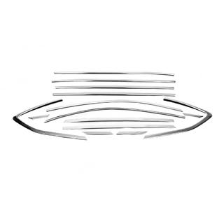 Kompletné okenné lišty – sada (14 ks, nerez) Hyundai Tucson TL 2016–2021 fotografia 2