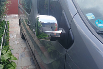 Opel Vivaro 2015–2019 Chrómové kryty zrkadiel (2 ks, plast) fotografia 7