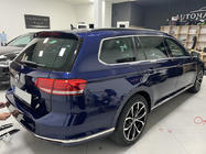 Volkswagen Passat B8 2015–2023 Nerezový kryt hrany zadného nárazníka SD/SW (3 ks) OmsaLine – talianska nehrdzavejúca oceľ fotografia 4