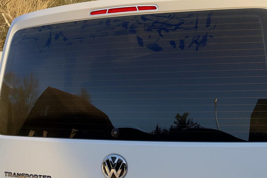 Volkswagen T6 2015–2024 Kryt horného reflektora (2 ks, nerez) Fotografia 1