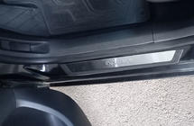 Citroen C-4 2010–2018 Nerezové kryty prahov Flexill (4 ks) fotografia 1