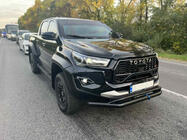 Toyota Hilux 2015– Predný dvojitý ochranný rám Vegas (2015-2020, čierny, 76 mm) fotografia 5