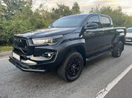 Toyota Hilux 2015– Predný dvojitý ochranný rám Vegas (2015-2020, čierny, 76 mm) fotografia 8