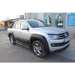 Predný dvojitý ochranný rám Vegas 76/42 2010-2016 (čierny) Volkswagen Amarok 2010–2022 fotografia 2