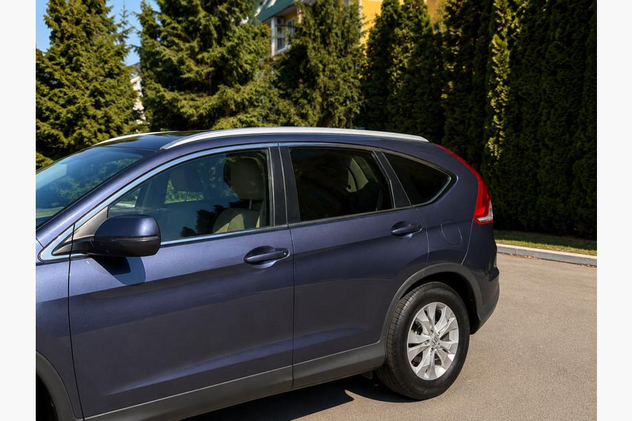 Honda CRV 2012–2016 Integrované strešné pozdĺžniky sivé OEM (ABS plast, montáž na skrutky) Fotografia 3