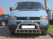 Volkswagen T4 Transporter 1990–2003 Predný ochranný rám WT003 60 mm (nerez) 50 mm, s nápisom fotografia 8