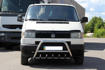 Volkswagen T4 Transporter 1990–2003 Predný ochranný rám WT003 60 mm (nerez) 50 mm, s nápisom fotografia 11