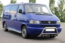 Volkswagen T4 Transporter 1990–2003 Predný ochranný rám WT003 60 mm (nerez) 50 mm, s nápisom fotografia 4