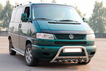 Volkswagen T4 Transporter 1990–2003 Predný ochranný rám WT003 60 mm (nerez) 50 mm, s nápisom fotografia 6